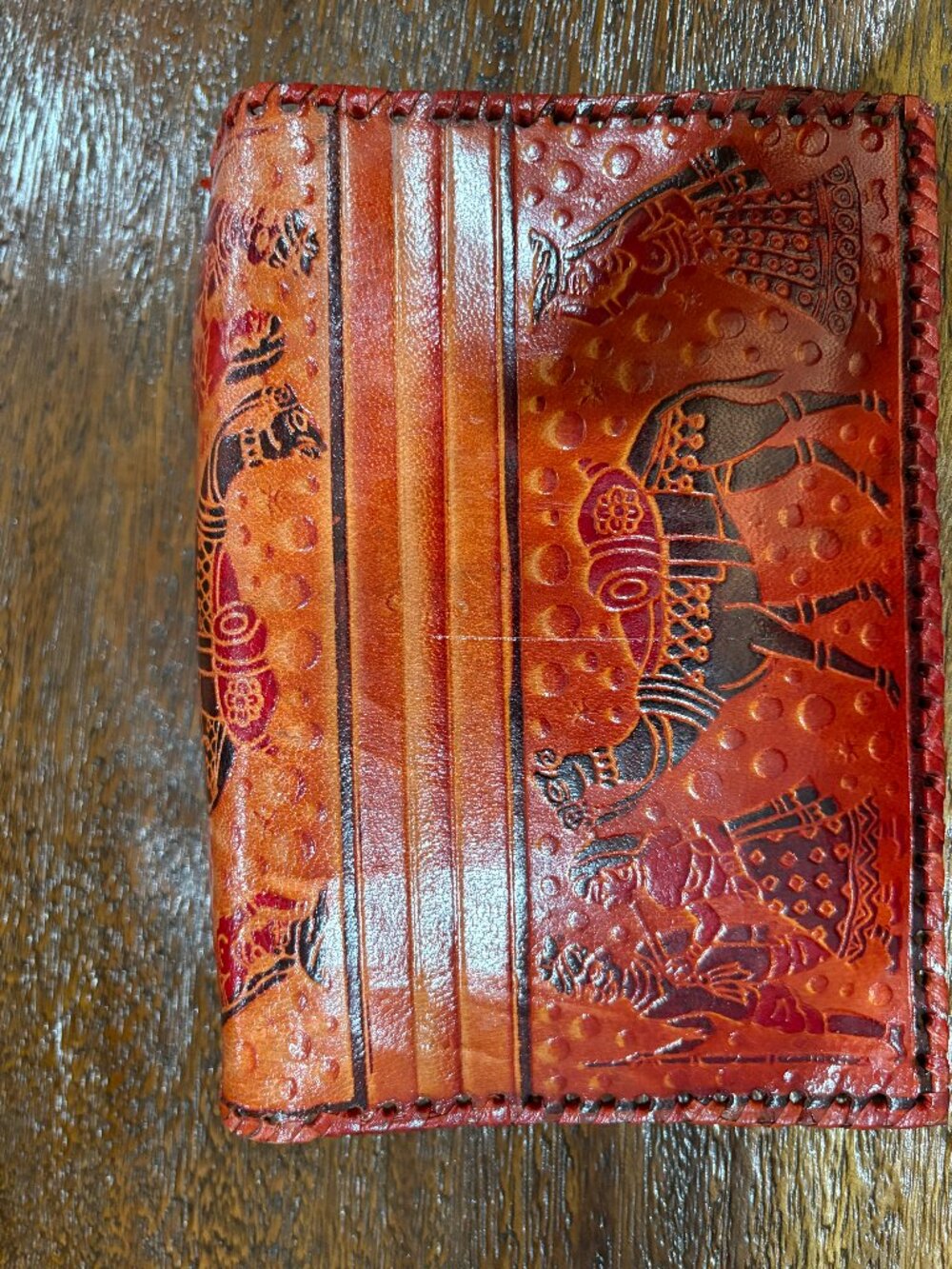 India Fun Funky Brown Camel  Snap Purse Wallet Travelers NEW